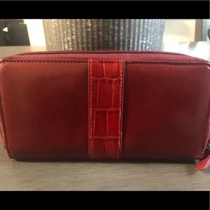 Italian leather wallet, never used